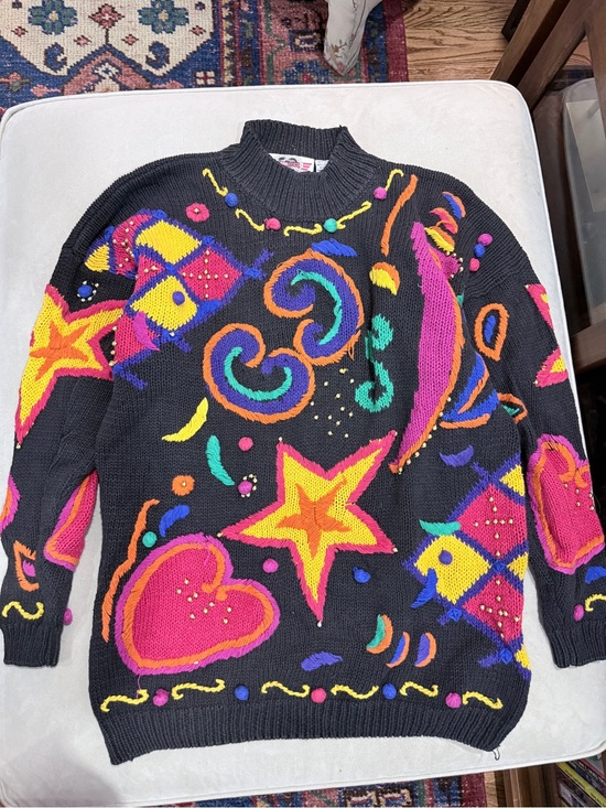 International Sportswear Co. Sweaters - Vintage 80s Golden Girls Colorful Sweater 2X